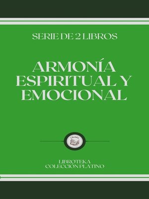 cover image of ARMONÍA ESPIRITUAL Y EMOCIONAL